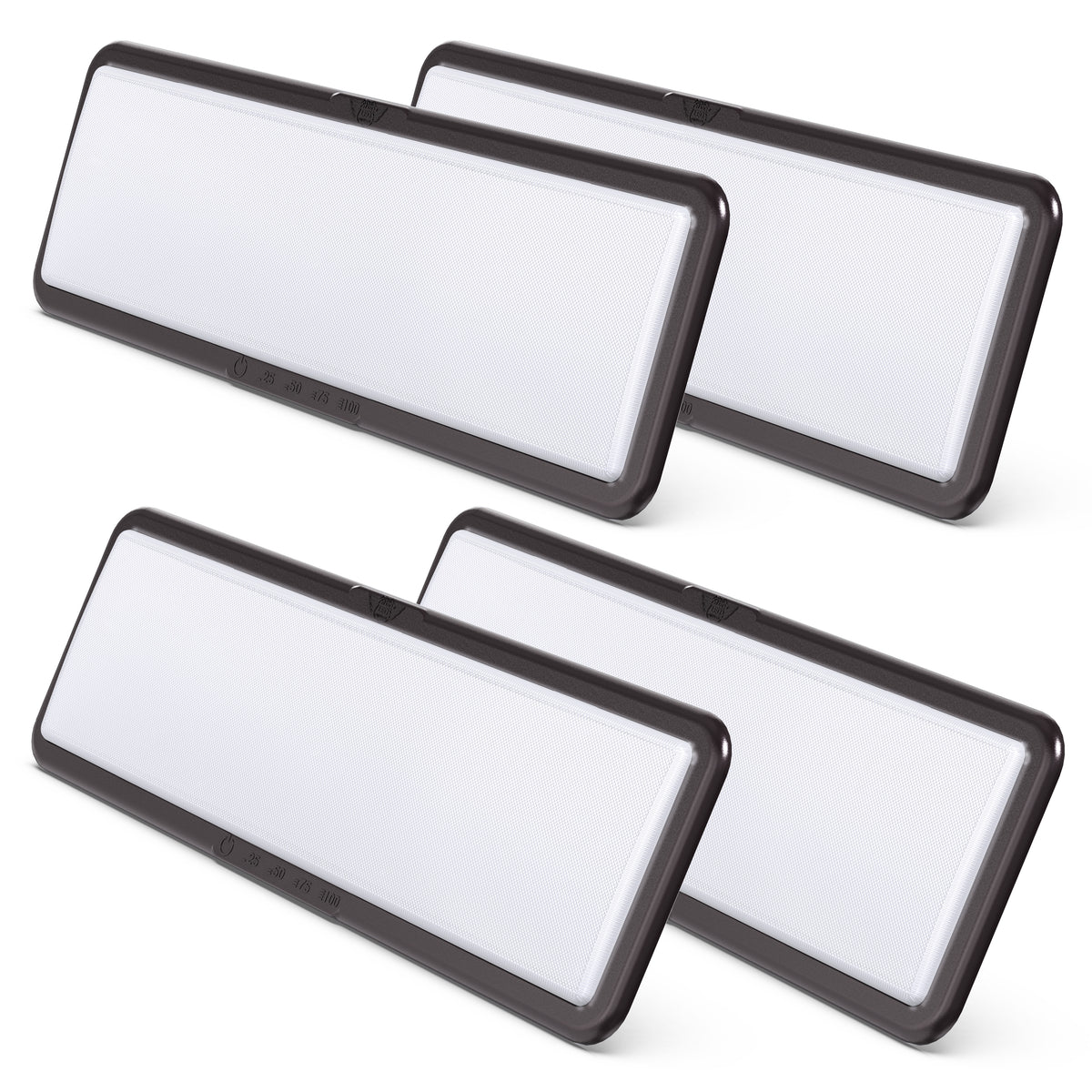 Leisure LED 12V RV Interior LED Ceiling Light Rectangle Natural White Touch Dimmer Switch 1450 Lumen 20 Inch (White)
