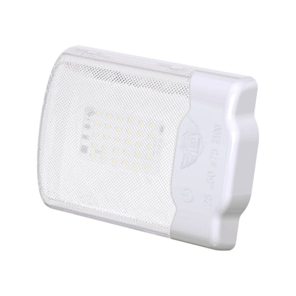 Leisure LED 12V RV LED Single Dome Light Natural White Touch Dimmer Switch Clear Lens 6 Inch (White)