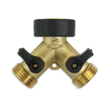 Leisure Coachworks RV Y Valve Adapter for 3/4 Inch Water Intake Fitting 2 Way Solid Brass (Brass)