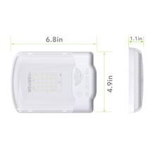 Leisure LED 12V RV LED Single Dome Light Multi-Color Touch Dimmer Switch Clear Lens 6 Inch (White)