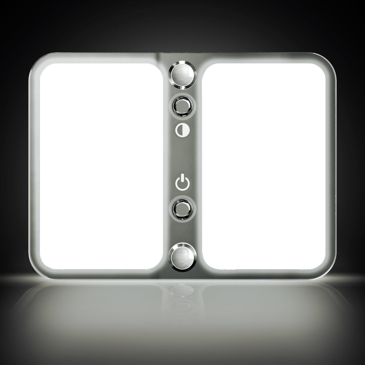 Leisure LED 12V RV LED Single Dome Light Multi-Color Touch Dimmer Switch Frosted Lens 4 Inch (Chrome)