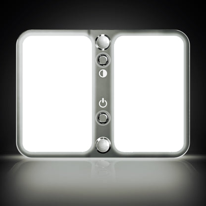 Leisure LED 12V RV LED Single Dome Light Multi-Color Touch Dimmer Switch Frosted Lens 4 Inch (Chrome)