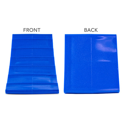 Leisure Coachworks RV Wheel Chock Replacement Kit Stopping Blocks for 26 Inch Diameter Motorhome Tires (Blue)
