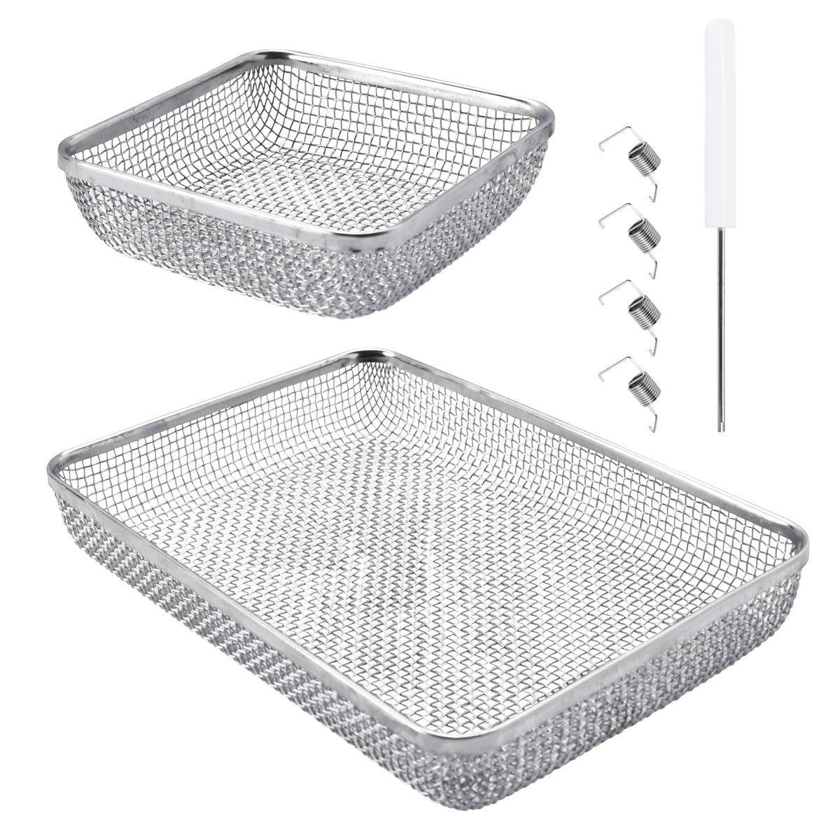 Leisure Coachworks RV Bug Screen Kit for Water Heater and Furnace Vent Mesh Screens 2 Piece Set (Metal)