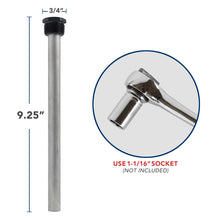 Leisure Coachworks RV Water Heater Anode Rod Magnesium 9 Inch (Black)