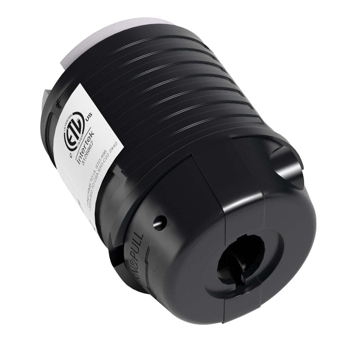 Leisure Cords 30AMP RV Replacement Plug Generator NEMA L14-30P 3 Inch (Black)