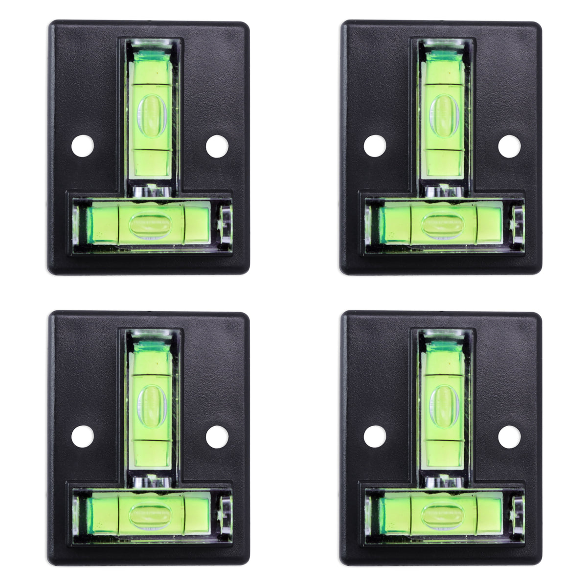 Leisure Coachworks RV Bubble Level Multipurpose 2 Way T Level 1.5 Inch x 2 Inch x 0.5 Inch Rectangle (Black)