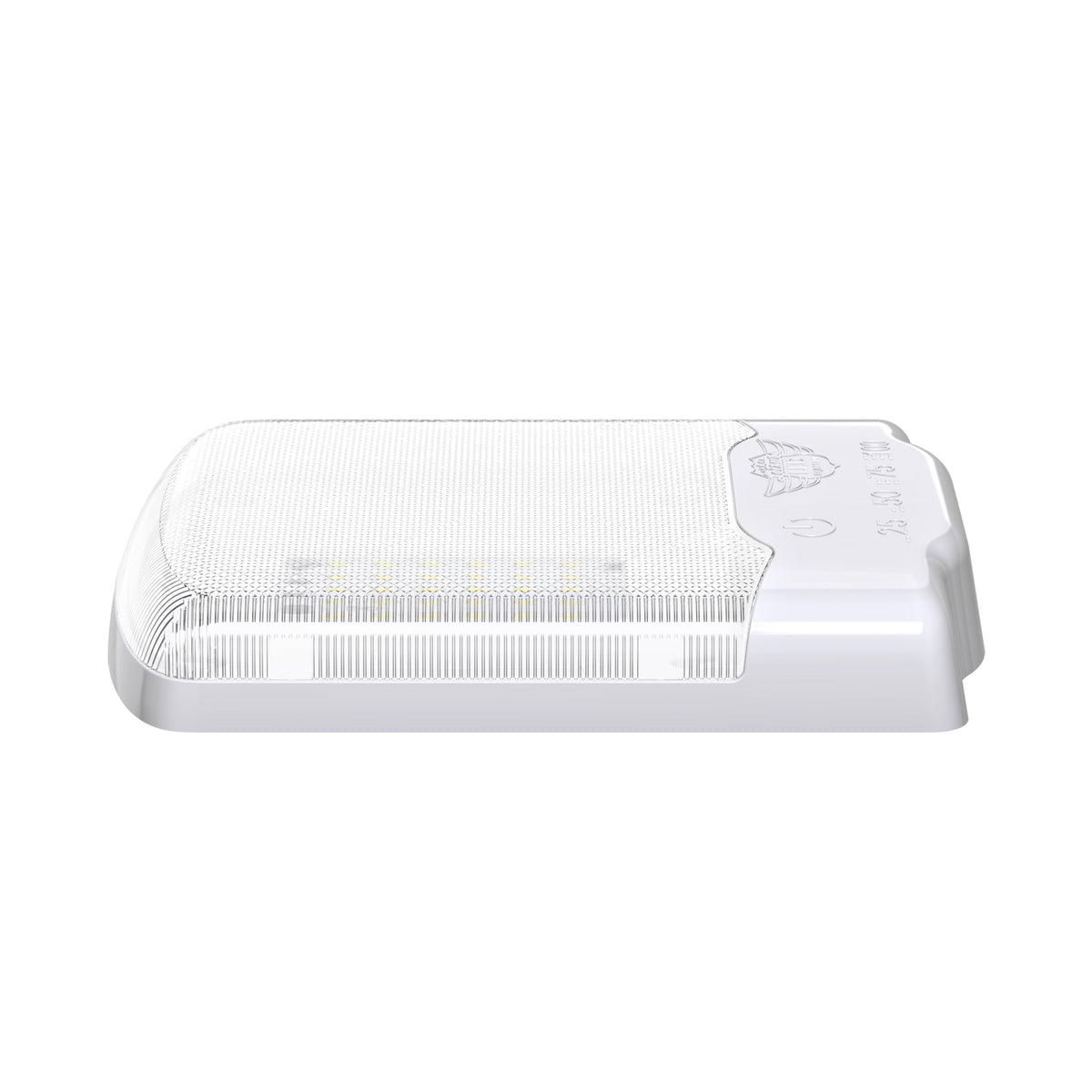 Leisure LED 12V RV LED Single Dome Light Natural White Touch Dimmer Switch Clear Lens 6 Inch (White)