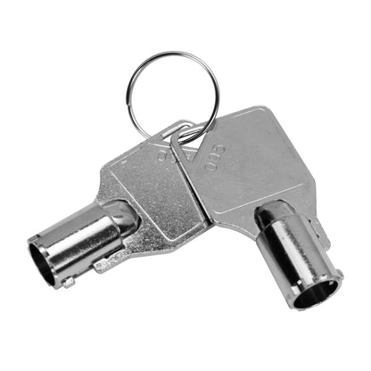Leisure Locks RV Cam Latch with Keyed Tubular Lock for Compartment Doors 1.13 Inch (Metal)