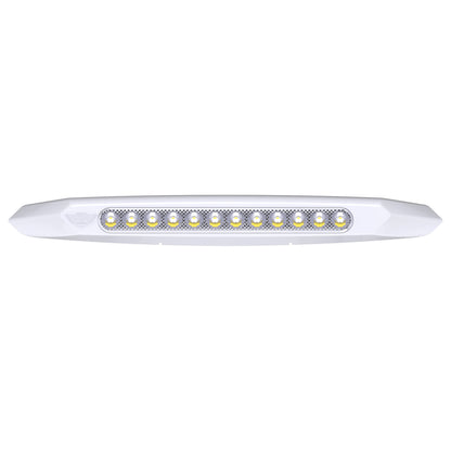 Leisure LED 12V RV Exterior LED Awning Porch Light Cool White with Clear Lens 13 Inch (White)