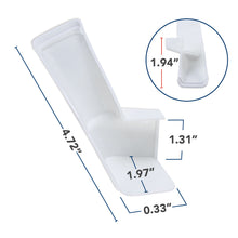 Leisure Coachworks RV Exterior Gutter Spout Extension Kit Replacement for Motorhome Gutter 3.5 Inch (White)