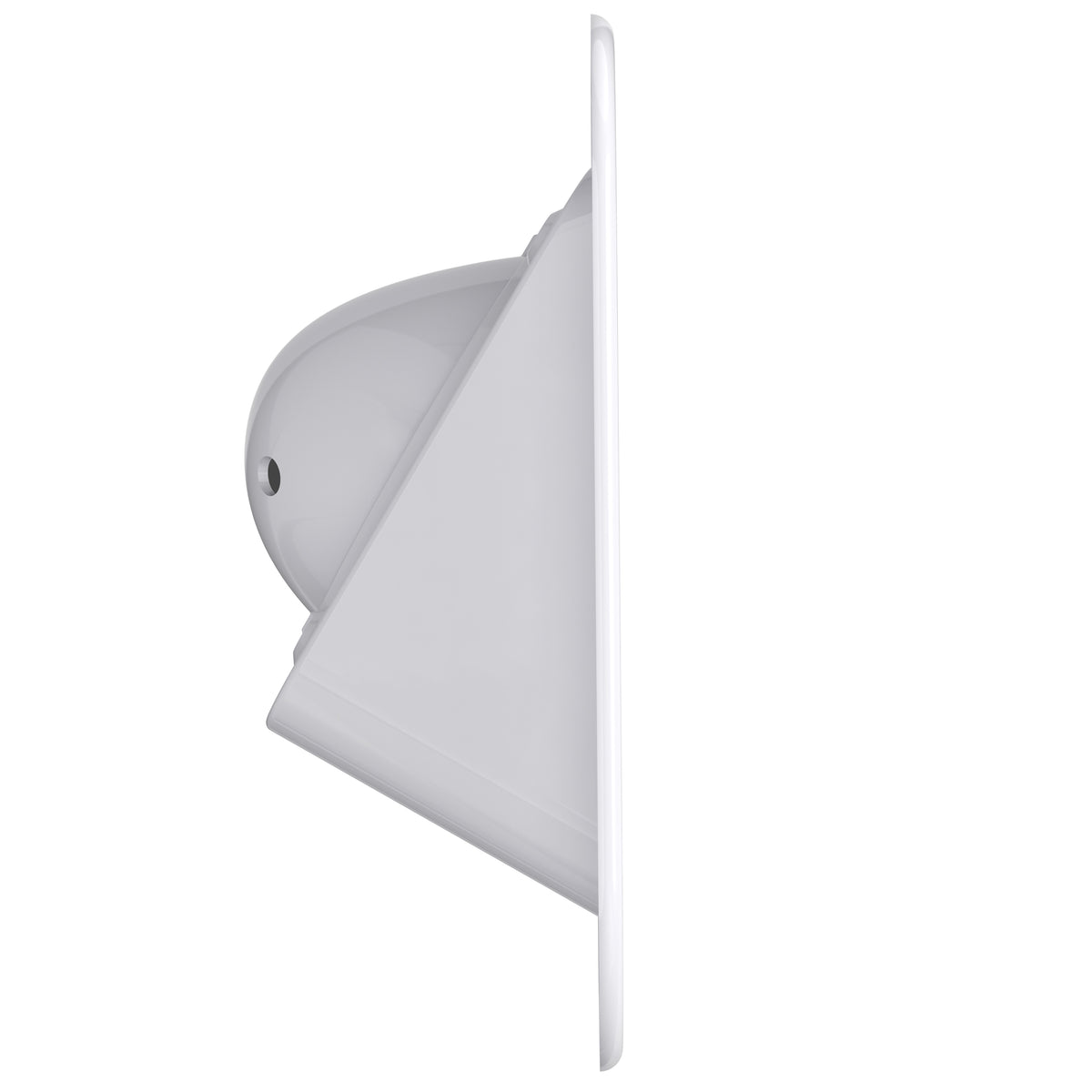 Leisure LED 12V RV Exterior LED Warrior Flood Light Square Cool White Recessed Mount 1100 Lumen 8 Inch (White)