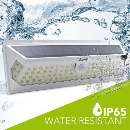 Leisure LED 12V RV Exterior LED Solar Light Cool White with Switch 3 Mode Motion Sensor 12 Inch (White)