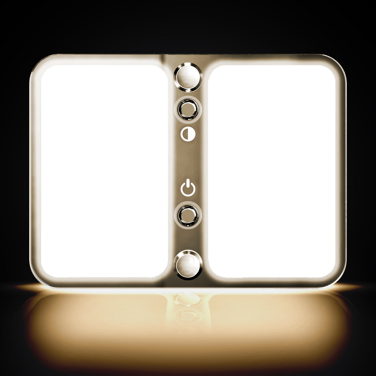 Leisure LED 12V RV LED Single Dome Light Multi-Color Touch Dimmer Switch Frosted Lens 4 Inch (Chrome)