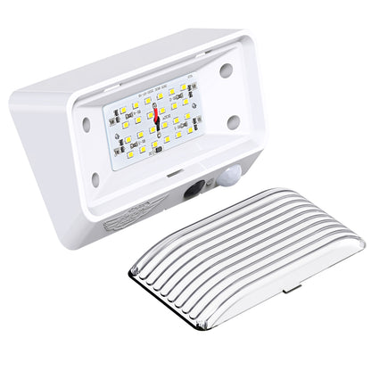 Leisure LED 12V RV Exterior LED Porch Light Cool White with Switch Amber Lens Motion Sensor 6 Inch (White)