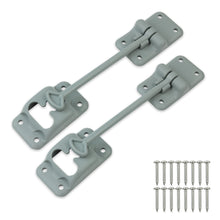 Leisure Coachworks RV Baggage Door Catch Holds Compartment Doors Open T Style 6 Inch (Grey)