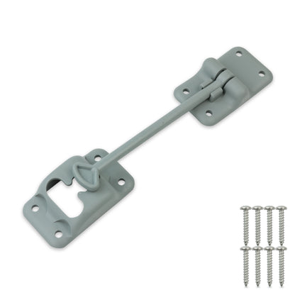 Leisure Coachworks RV Baggage Door Catch Holds Compartment Doors Open T Style 6 Inch (Grey)