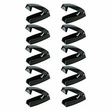 Leisure Coachworks 10 Pack Black - Baggage Door Catch - Clip - Holder - for RV, Trailer, Camper, Motor Home Baggage Doors 10-Pack, Black