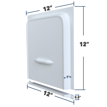 Leisure Coachworks 12 RV Screen Door Slider Panel and Handle/Stop for RV, Trailer, Camper, Motor Home, Cargo Trailer - OEM Replacement