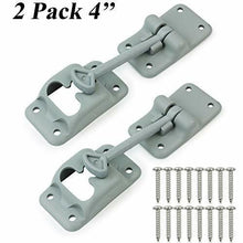 Leisure Coachworks 2-Pack Grey RV T-Style Door Holder Catch 4 for Latch Holder Camper Trailer Cargo Hatch Grey, 4 2-Pack