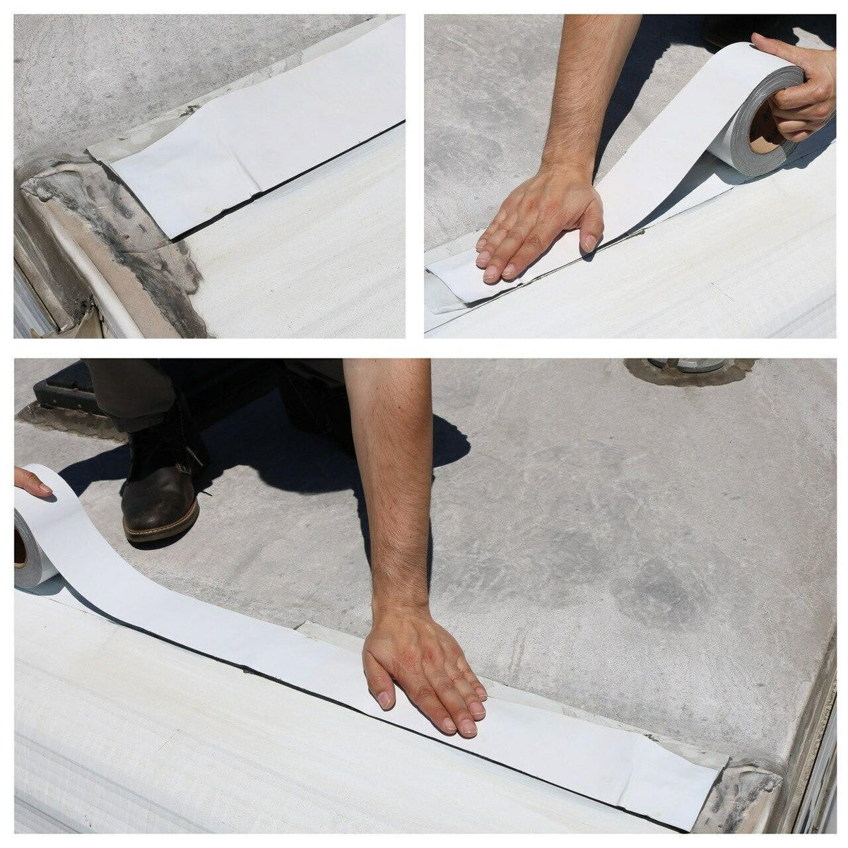 Leisure Coachworks Leisure Coach Works RV Sealant Tape UV Weatherproof Roof Leaks Repair Seal Sticky White-Authentic Leisure Coachworks Brand