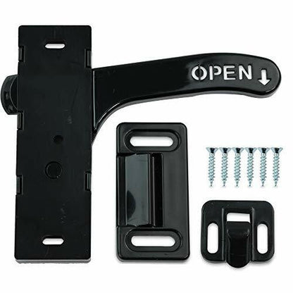 Leisure Coachworks RV- Screen Door Latch Right Hand Handle Kit - Camper Motorhome Travel Trailer