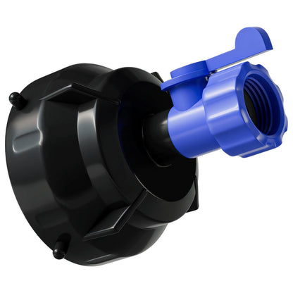  Leisure Coachworks RV Sewer Hose Rinse Cap Compatible with 3ÃƒÂ¢Ã¢â€šÂ¬Ã‚Â Sewer Hose Features Shut-Off Valve to Control Water Flow for Rinsing Trailer Holding Tank 