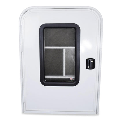 Leisure Coachworks RV Teardrop Trailer Entry Door in White