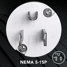 Leisure Cords 15 Amp Replacement NEMA 5-15 Male and Female End Connections Heavy Duty