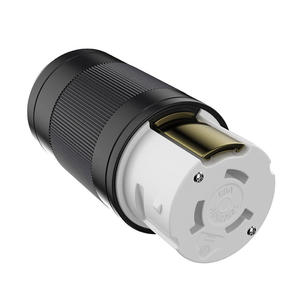 Leisure Cords 50 AMP RV Power Cord Locking Shore Connector Replacement End Marine Twist Lock