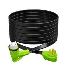  Leisure Cords 90 Degree Flat 36' Power/Extension Cord with 50 AMP Male Standard / 50 AMP Female 90 Degree Locking Adapter (50 Amp - 36 Foot) 