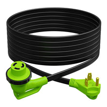  Leisure Cords 90 Degree Low Profile, Flexible 25' Power/Extension Cord with 30 AMP Male Standard / 30 AMP Female 90 Degree Locking Adapter (30 Amp - 25 Foot) 