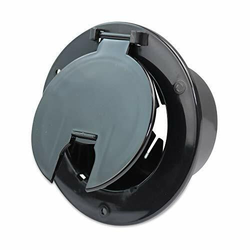 Leisure Cords RV Camper Trailer Motorhome Power Cord Hatch Electrical Access Door BlackBlack 5B