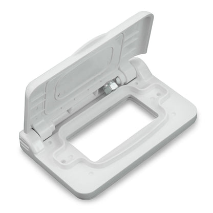 Leisure Cords Weatherproof Receptacle Cover for RV Trailer RV Outdoor Electrical 15 Amp Outlet White 