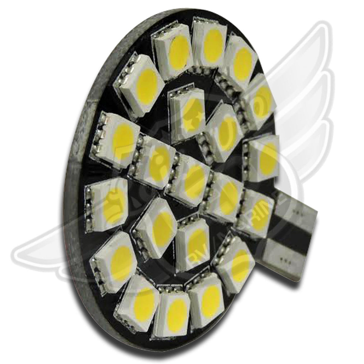 Leisure LED 12 Volt Replacement 921 T10 T15 Wedge LED Bulb Dome Light Fixture for RV Camper Trailer Motorhome 5th Wheel and Marine Boat