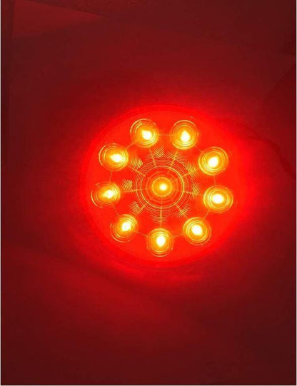Leisure LED 4" RED LED Stop Turn Tail Light Truck Utility Trailer Round Break Light 