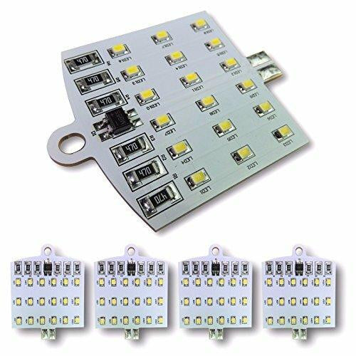 Leisure LED Lava99 4X T10/921/194 RV Camper Trailer 12V LED Interior Light Bulbs 18 SMD Cool White