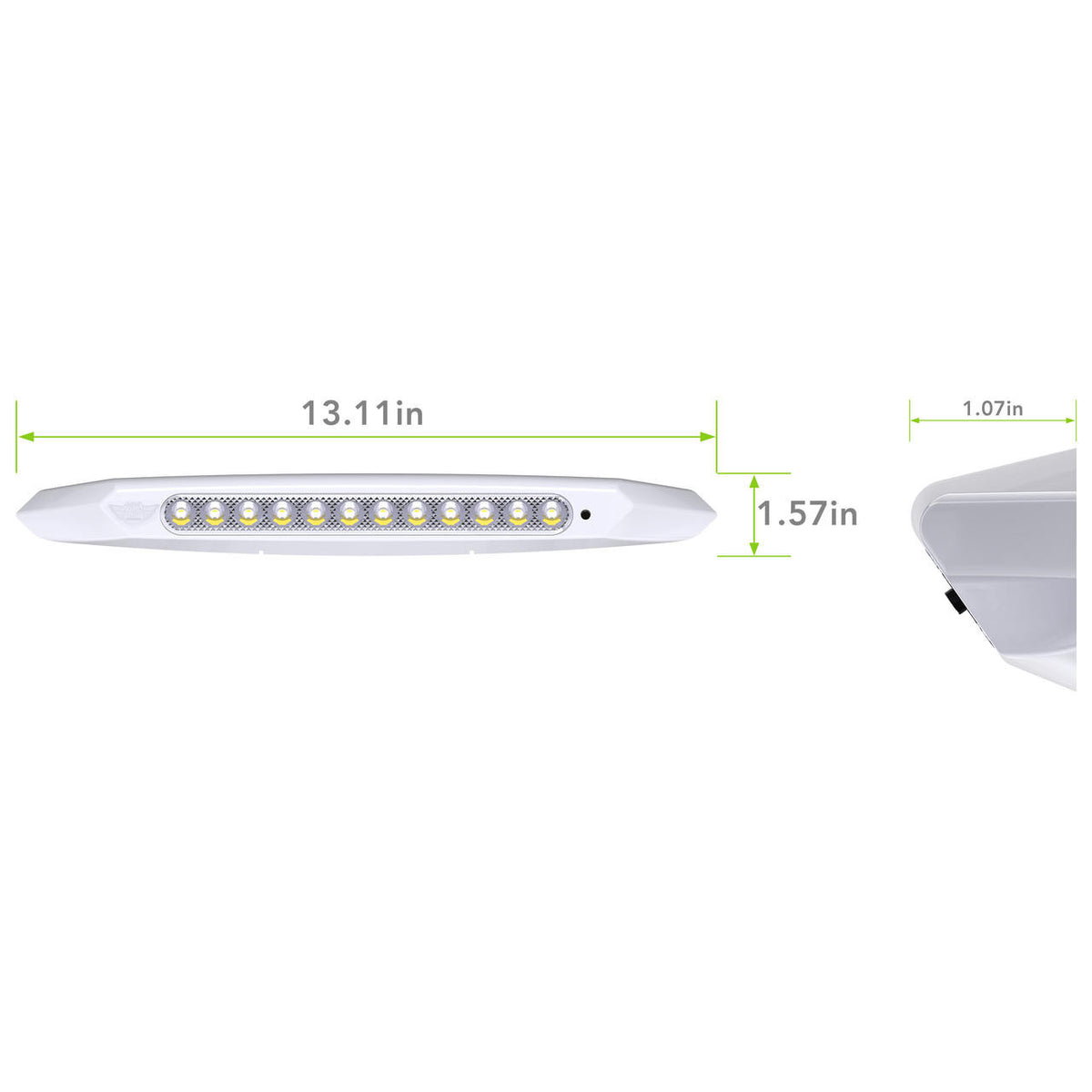 Leisure LED LED RV Exterior 13 Awning Porch Light with On/Off Switch 12 Volt