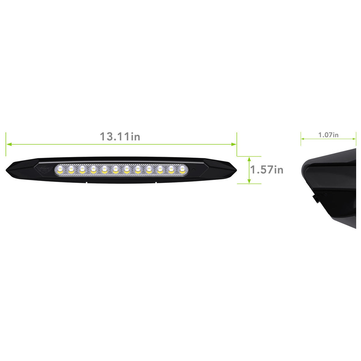 Leisure LED LED RV Exterior 13 Awning Porch Light with On/Off Switch 12 Volt