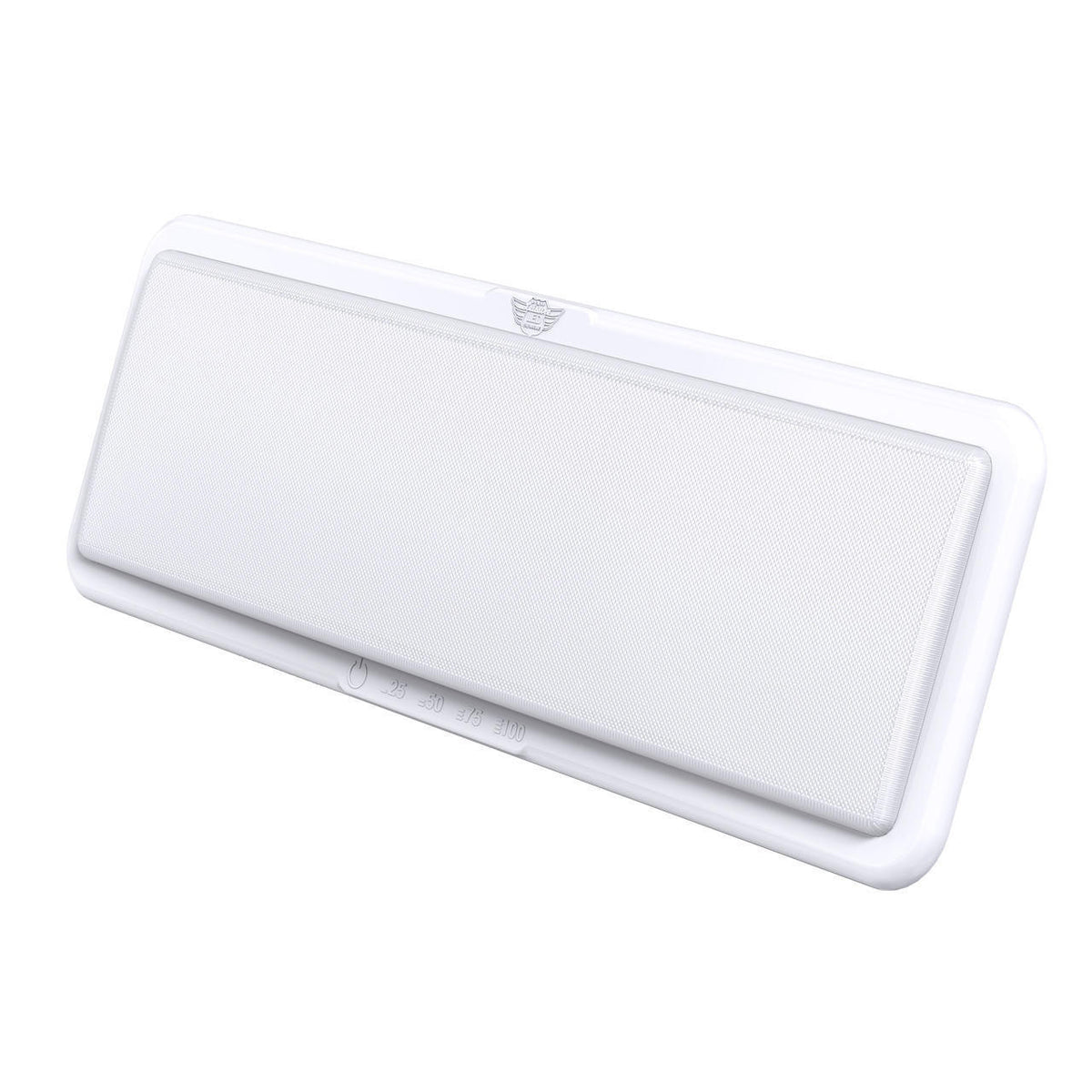 Leisure LED LED RV LED Ceiling Interior Light Fixture 2000 Lumen with Touch Dimmer Switch 12V 21 x 8 Natural White 4000-4500K With White Trim