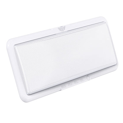 Leisure LED LED RV LED Ceiling Interior Light Fixture 950 Lumen with Touch Dimmer Switch 12V 14 x 5.5 Natural White 4000-4500K With White Trim