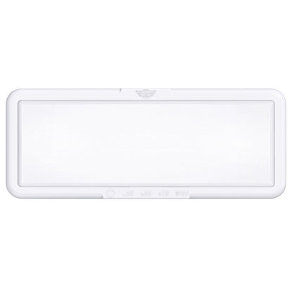 Leisure LED LED RV LED Ceiling Interior Light Fixture 950 Lumen with Touch Dimmer Switch 12V 14 x 5.5 Natural White 4000-4500K With White Trim