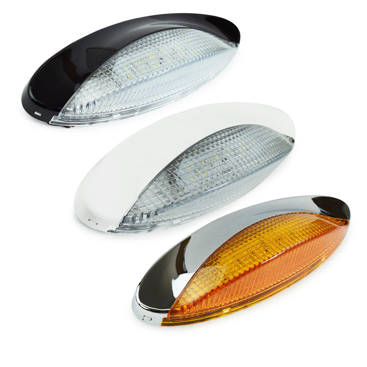 Leisure LED LED RV Porch Utility Light Euro - 12v 220 Lumen Lighting Fixture
