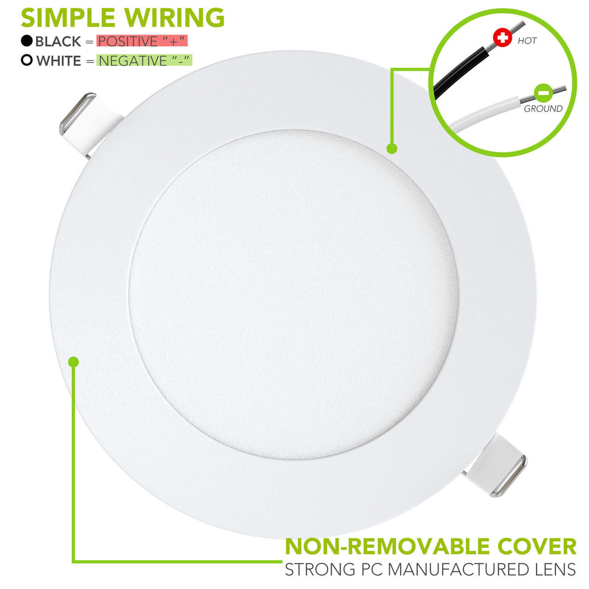  Leisure LED RV Boat Recessed Ce Lumen Super Slim LED Panel Light DC 12V 4.75" 6W Full Aluminum Downlightsiling Light 450 