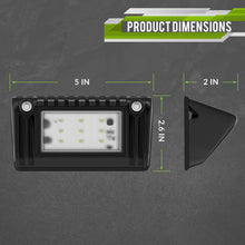 Leisure LED RV Exterior Porch Utility Light - 12v 720 Lumen 5 Lighting Fixture Replacement Lighting for RVs, Trailers, Campers, 5th Wheels