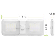  Leisure LED RV LED Ceiling Double Dome Light Fixture with Knob Dimmer Switch Interior Lighting for Car/RV/Trailer/Camper/Boat DC 12V 800LM Cool White 6000-6500K (1 Pack) 