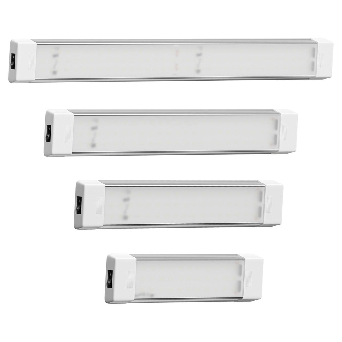 Leisure LED RV LED Ceiling Light Fixture with ON/Off Switch 5000K Natural White 12V/24V DC, LED Interior Light Fixture/Van Cargo Area Light for RV and Utility