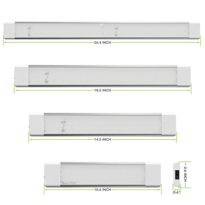 Leisure LED RV LED Ceiling Light Fixture with ON/Off Switch 5000K Natural White 12V/24V DC, LED Interior Light Fixture/Van Cargo Area Light for RV and Utility