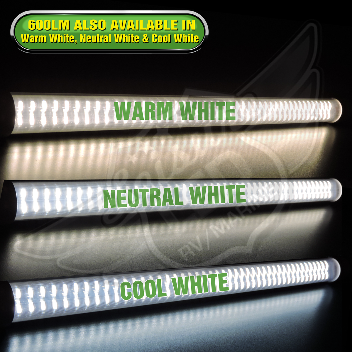 Leisure LED RV LED Light Bulb LED T8 18 Florescent Tube Replacement, 600 Lumen Natural White 4500K