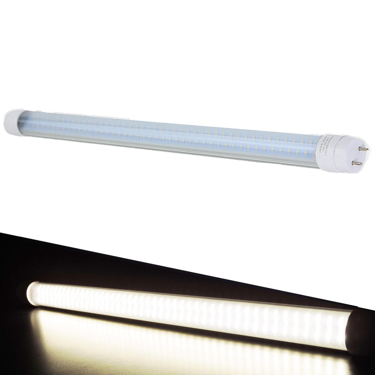 Leisure LED RV LED Light Bulb LED T8 18 Florescent Tube Replacement, 600 Lumen Warm White 3500K